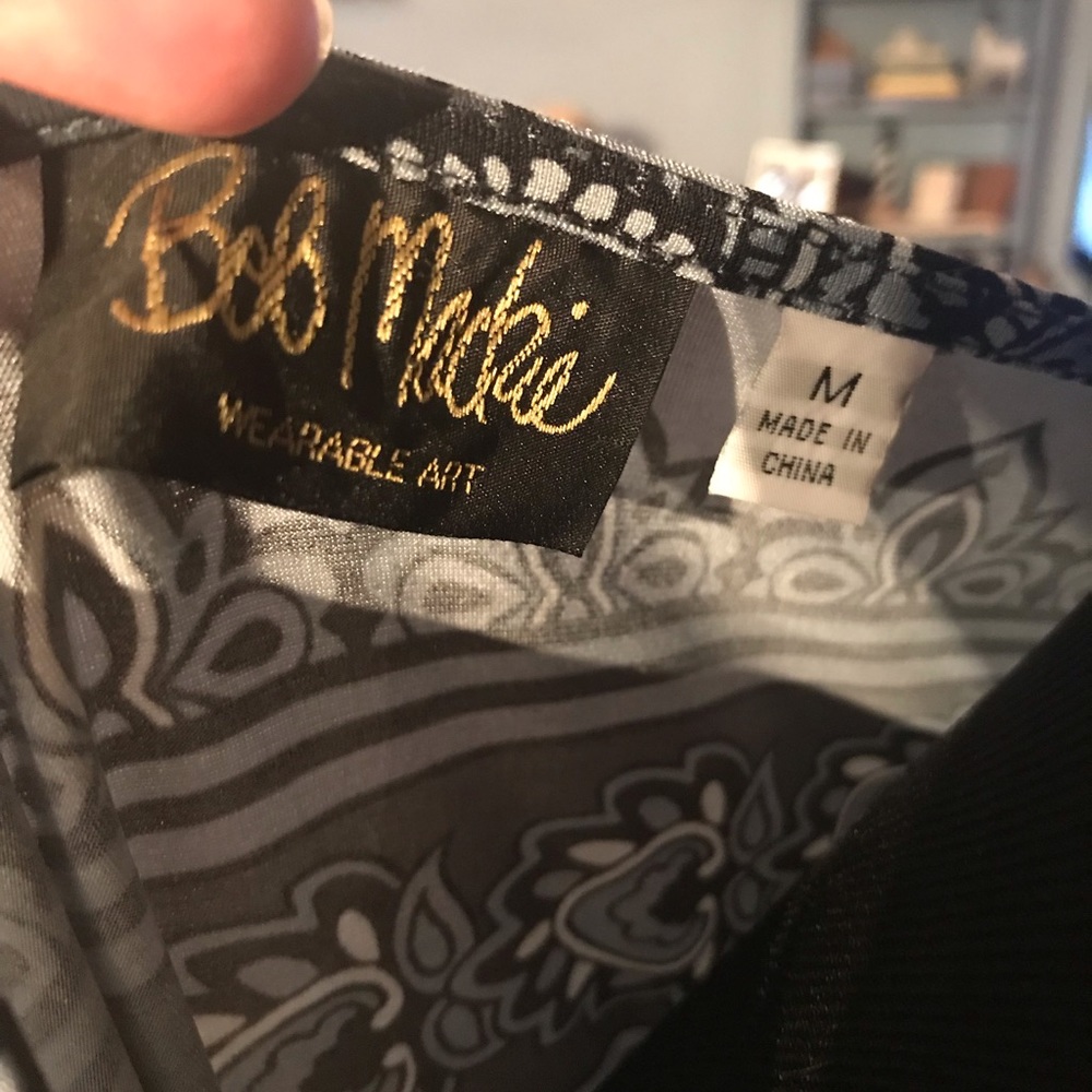 Bob Mackie 3/4 Sleeve Top size medium - Picture 4 of 5